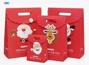 High End Recyclable Christmas Gift Bag Festival Gift Packing Bag for Toy/Candy/Cake/Boutique