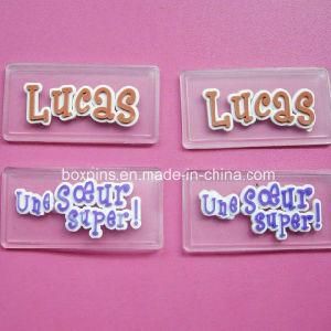 Transparent 3D PVC Patch for Clothing