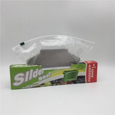 China Manufacture BPA Free Clear Reclosable Plastic Zip Lock Freezer Bags Custom Double Zip Zipper Slider Bags