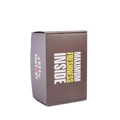 Luxury Custom Both Side Printed Corrugated Kraft Paper Packing Box for Clothing