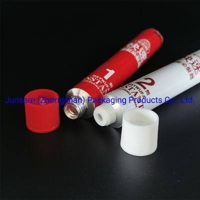 99.7% Purity Aluminum Flexible Packaging Max 6 Colors Soft Recyclable Foldable Tube