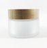 60g 120g Cream Bottle with Wooden Lid for Cosmetic Packaging