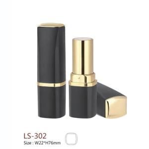 Wholesale Customized Makup Container Round Plastick Empty Lipstick Tube Cosmetic Packaging