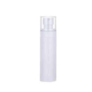 Cosmetic Pump Bottle Round White 60ml 80ml 100ml 120ml Fine Mist Spray Plastic Bottle