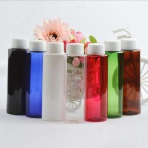 250ml Pet Plastic Cosmetic Toner Lotion Shampoo Bottle with Double Wall Screw Cap