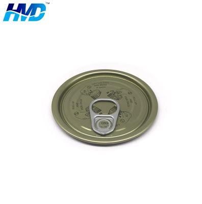 Food Grade Tinplate Pull Tab Easy Open Can Lid for Sardine Canned