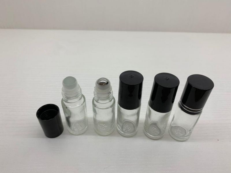 5ml Clear Glass Essential Oil Roller Bottles Glass Roller Balls Aromatherapy Glass Roll on Bottle