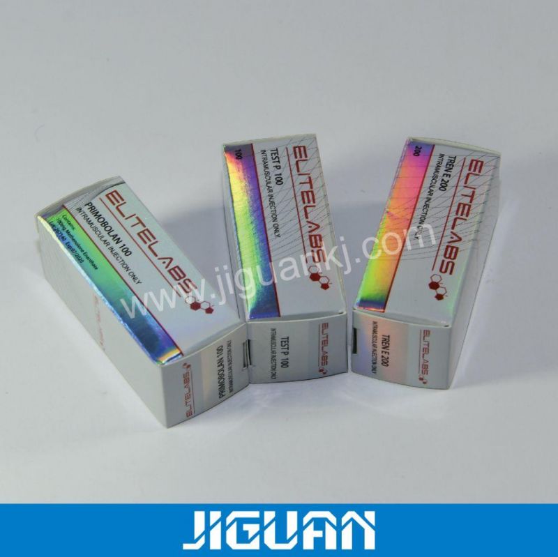 Chinese Professional Hologram 10 Ml Paper Vials Box
