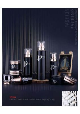 Ys403 Cosmetic Packaging Cosmetic Bottle Glass Bottle Glass Lotion Bottle with Metal Cap Have Stock