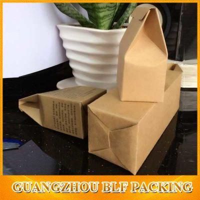 Custom Brown Kraft Paper Cardboard Box with Handle (BLF-PBO388)
