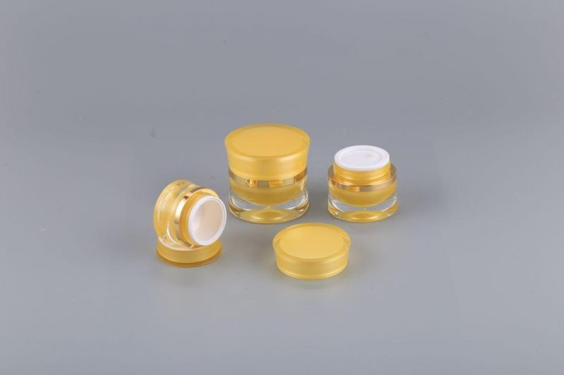 Acrylic Cosmetic Jar, Very Shinning and More Transparent, Various Colors Available