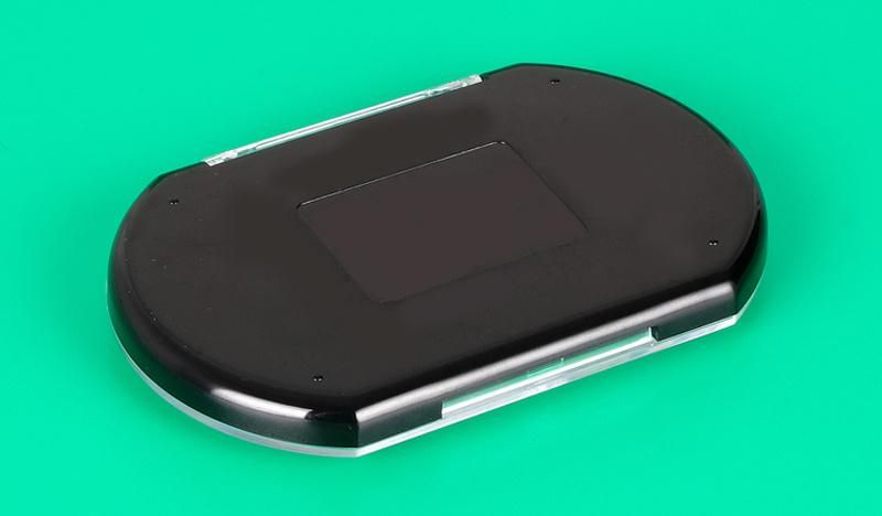Hot-Sale Popular Round Shape Eye Shadow Palette Plastic Palette 10 Holes Empty Palette for Eyebrow Powder Case