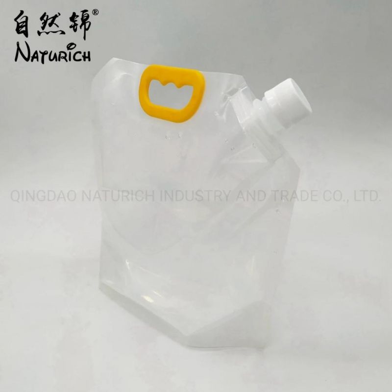 5L Liquid Drink Juice Beer Clear Plastic Bags with Spout