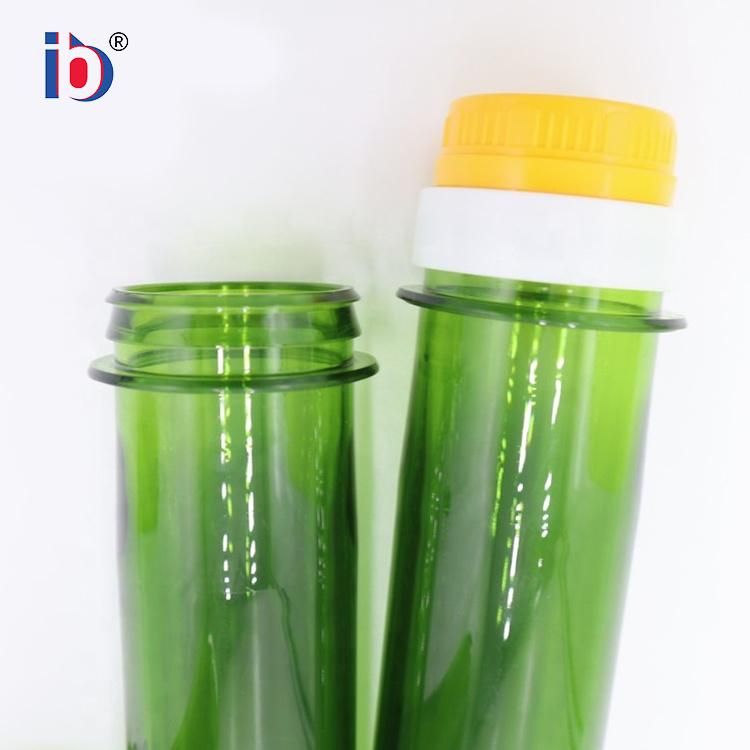 Transparent Green Color Preform 90-130g Pet Cooking Oil Bottle Preform for Kitchen Oil Olive Peanut Corn Palm Oil Bottles