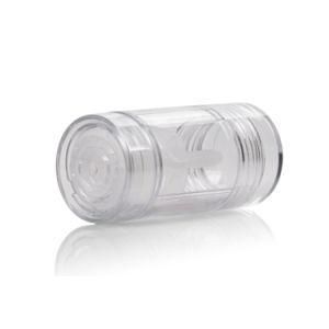 75ml Cosmetic Round Twist up Tubes Packaging Bottle as Clear Body Deodorant Stick Container