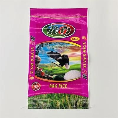 Polypropylene Plastic Rice Sack Packing Bag for 25kg
