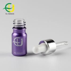 5ml Purple Glass Dropper Bottle with Dropper Pipette for Essential Oil