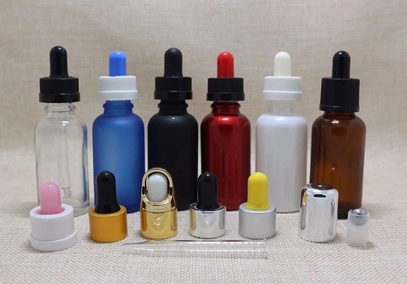 Reusable Small Wholesale Amber Essential Oil Glass Dropper Bottle