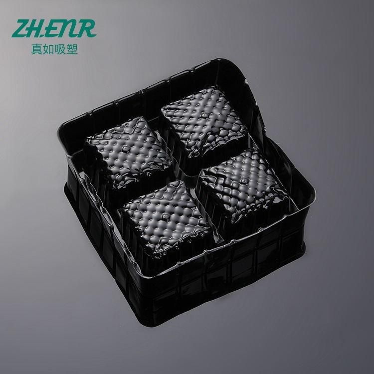 Wholesale 4 compartment plastic packaging box for cookie