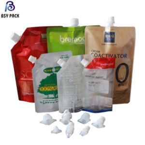 Manufacturing &amp; Trading Combo Gravure Printing Plastic Beverage Spout Stand up Pouch for Liquid Packaging