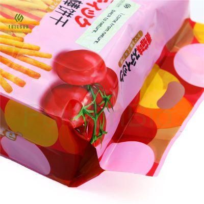 Packaging Food Snack Cookies Candy Bakery with Zipper Clear Window Handle Plastic Bag on Sale