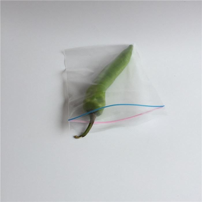 BPA Free Food Grade Resealable Sandwich Zip Lock Bag with Colorful Zips