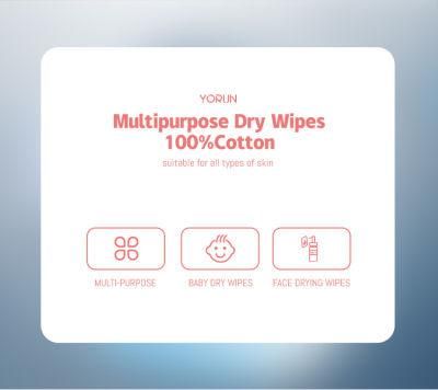 100% Biodegradable Cleaning Skin Facial Towel Multi Purpose Dry Wipe