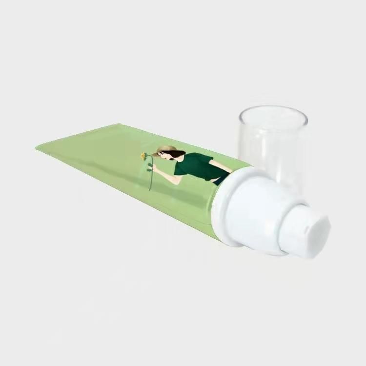 Customized Bb Cream Aluminum Plastic Laminated Airless Pumptube Packaging Foundation Tube