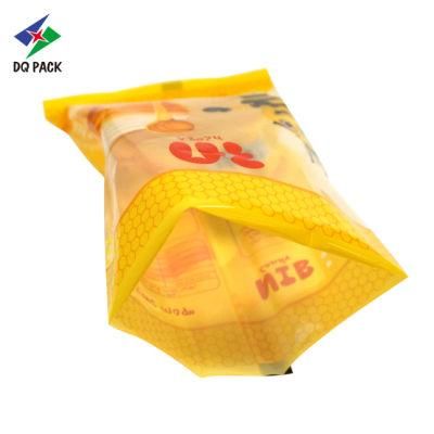 Dq Pack Custom Printed Mylar Bag Custom Logo Packaging Mylar Bag Back Seal Bag for Candy Packaging