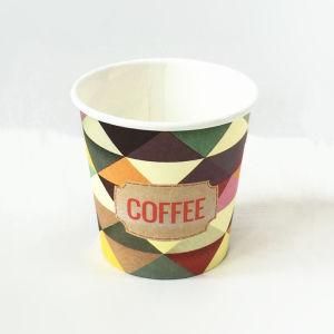 Cheap Coffee Carton Cup 4oz Disposable Paper Cup 100ml