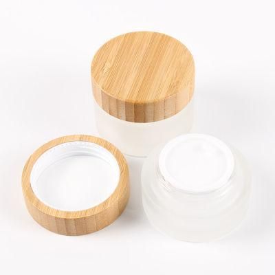 Eco Friendly Wood Cap Bamboo Essential Oil 10ml 15ml 20ml 30ml 50ml Empty Pipette Glass Containers Cosmetic Dropper Bottle