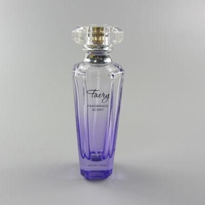Crimp Empty Glass Perfume Bottle with Sprayer Pump