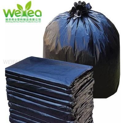 Big Black Plastic Garbage Bags Industrial Refuse Bags