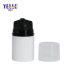 Custom Made Plastic PP 50ml Airless Pump Bottle Black and White