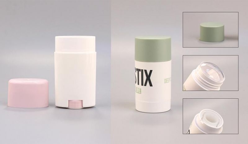 50ml Frosted Matte Translucent Deodorant Containers for Lotion Bar Packaging Bottle