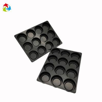 12 Cavity Mini Muffin Disposable Plastic Cupcake Tray