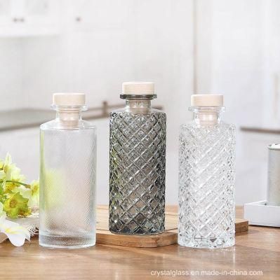 Glass Aromatherapy Bottle Reed Diffuser Glass Bottle Home Office Wedding Decor 5oz