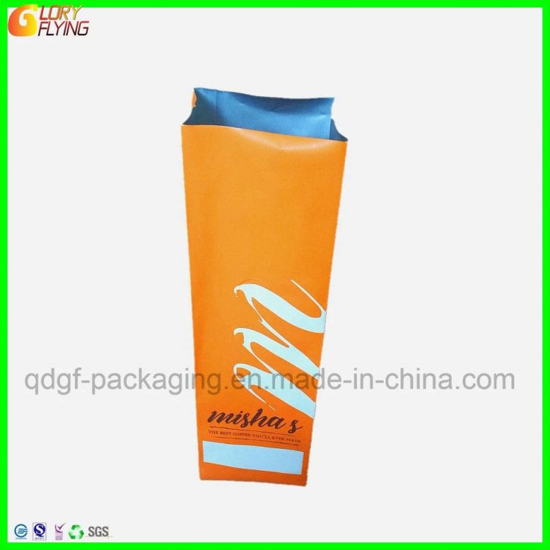 Fashion Food Packaging Bag for Packing Ground Coffee with Back-Corner Sealed