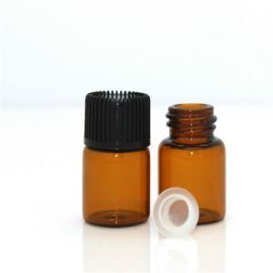 1ml, 2ml, 3ml Mini Essential Oil Bottle with Plastic Cap