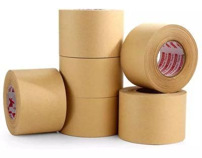10%off Eco Friendly Custom Printing Kraft Paper Reinforced Water Activated Tape Sealing Packing Tape