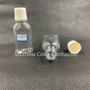 95ml Neck Size 24mm Pet Plastic Cosmetic Bottle with Screwing Cap