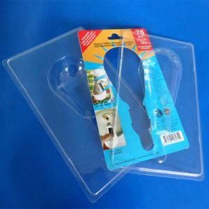 Clear PVC Thermoforming Card Blister Clamshell Packing for Leb Bulb Packaging