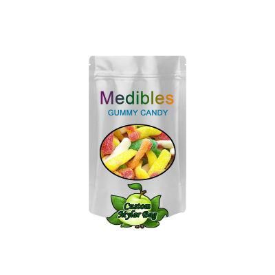 Mylar Bag Custom Medible Gummies Packing Bags Gummy Candy Bag