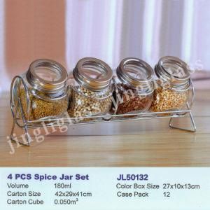 180ml Glass Spice Jar and Storage Jar