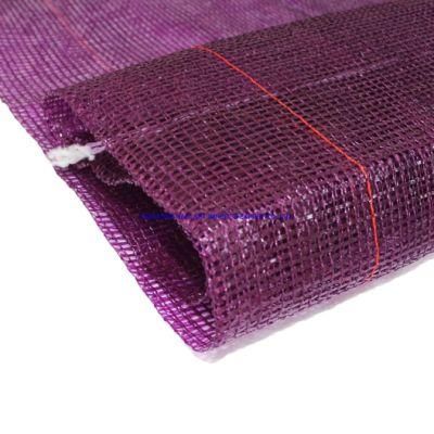 Vegetable Firewood Seafood Packing Drawstring PP Tubular Leno Mesh Bag