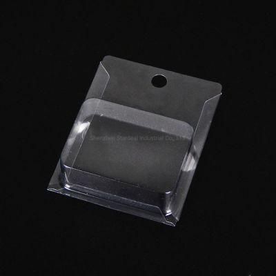 Clear Plastic Clamshell Blister Pet Sliding Card Packaging for Electronic Parts