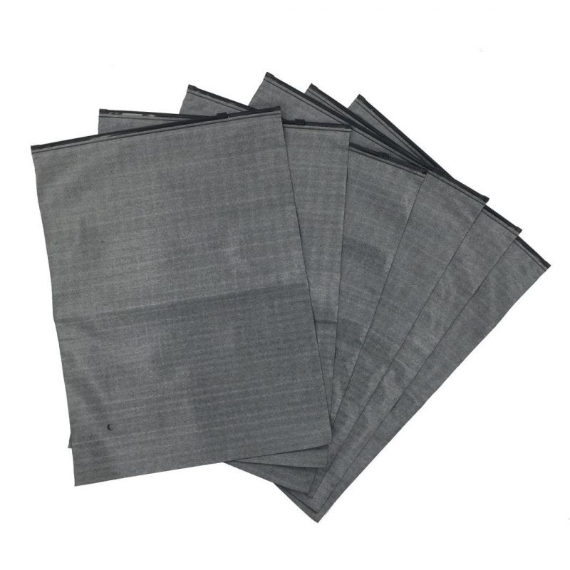 Black Pacakgaing Bag Ziplock Pacakging Bag for Clothing