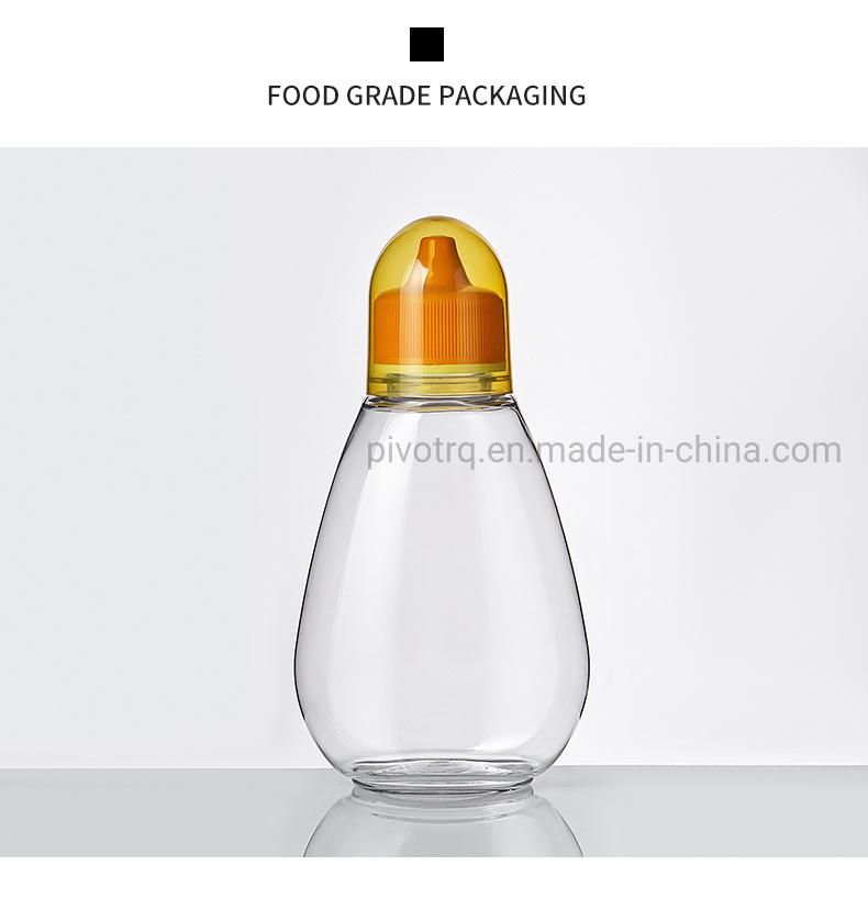 600g Food Grade Pet Honey Jars Plastic Squeeze Honey Bottle