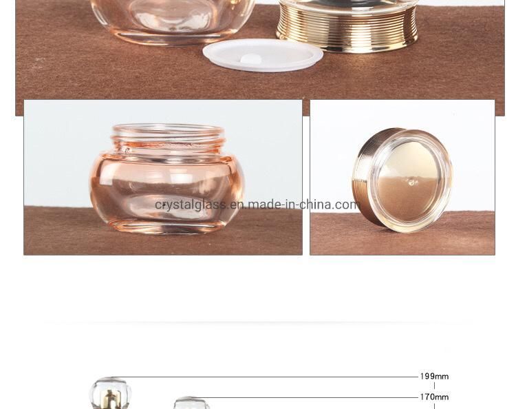 Wholesale Glass Bottle in Drop Shap for Cosmetic Packaging