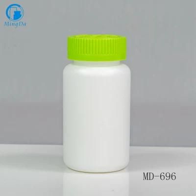 Screw Cap 175ml HDPE White Round Bottle MD-565
